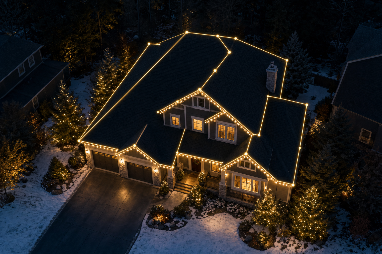 Christmas light installs average $444. The storage customers are worth $9,000. Quote speed decides who gets both.